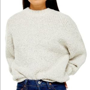 *TEMP SALE* NEW Topshop Cozy Crew Sweater Oatmeal